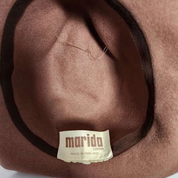 Vintage Marida Wool Womens Fedora Hat - Picture 3 of 5